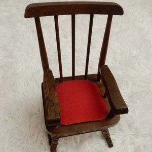 Doll sized rocking chair